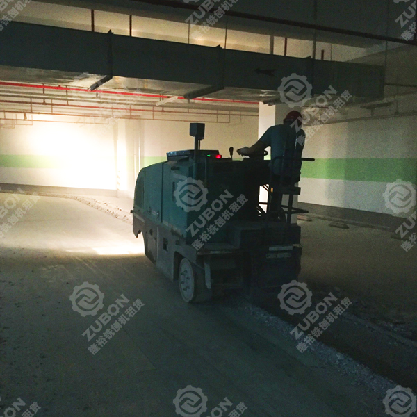 201512 深圳地下停车场 铣刨