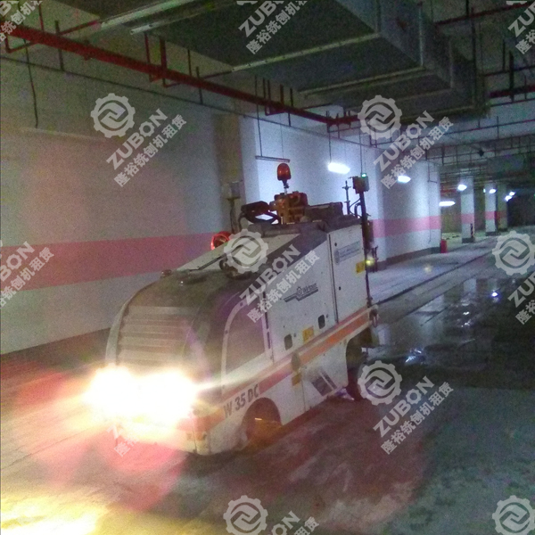 201512 深圳地下停车场 铣刨